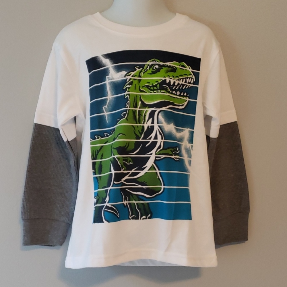 Boys long sleeve T Shirt White
